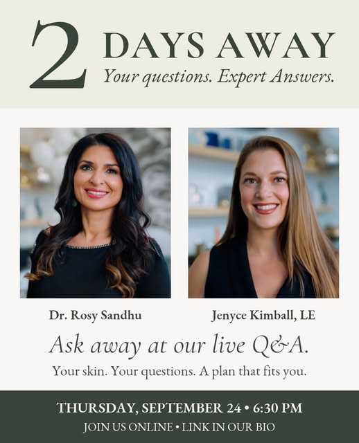 Questions about the 3F Method™️? In TWO DAYS, ask away in our LIVE Q&A! 💬

NEEM Medical Spa is goin