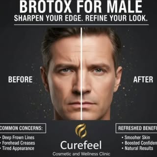 BROTOX — Because Looking Sharp Never Goes Out of Style.

Forehead lines. Frown lines. Tired-looking 