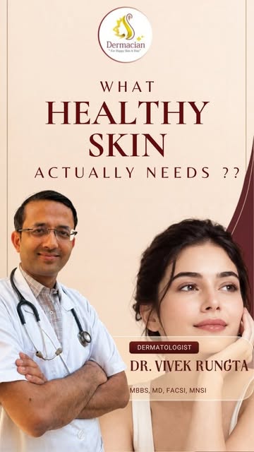 3 things your dermatologist wants you to know about healthy skin. 🩺✨

More skincare products don’t 