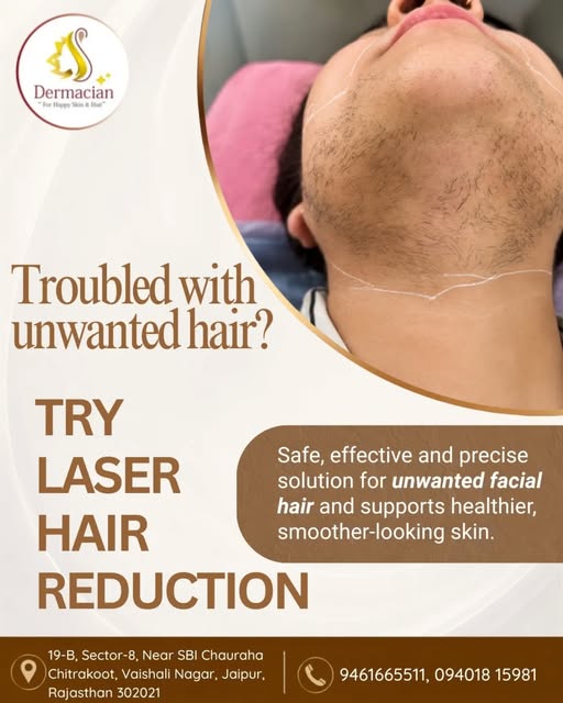 Troubled by unwanted facial hair? It may be time to try laser hair reduction. ✨

Unwanted facial hai
