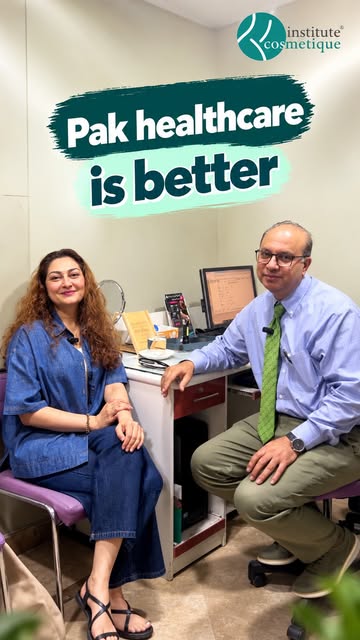Jana Malik tells Dr Azim why she trusts Institute Cosmetique more than clinics abroad for truly prof