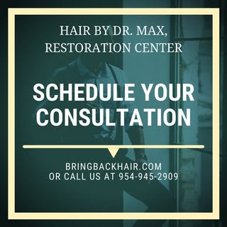 For all your hair restoration needs, we at Hair By Dr. Max are here for you!

Bringbackhair.com | 95