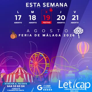 💃 ¿Pensabas que en Feria nos tomábamos vacaciones? ¡Ni hablar!
Sabemos que esta semana Málaga es pu