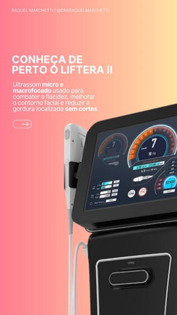 O Liftera II chegou à clínica.

Uma nova tecnologia de ultrassom microfocado para tratar flacidez, c
