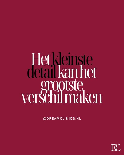 Soms zit het 'm in de kleine dingen. 🤍 Een subtiele aanpassing kan al genoeg zijn om je zelfverzeke