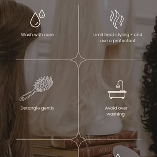 Essential Care Tips for Natural Hair Wigs 💇‍♀️

Your natural hair wig is an investment, let’s keep 