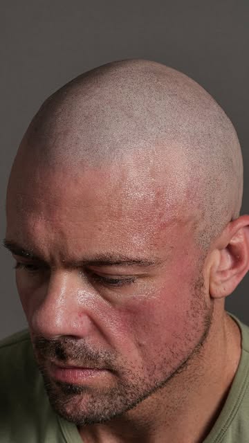 This is not hair.

It’s session 2 of scalp micropigmentation. Not healed. Not finished. And it still