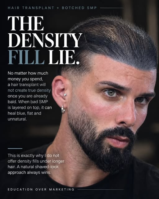 The bald community is being sold a fantasy.

To the hair transplant industry, the SMP industry, and 