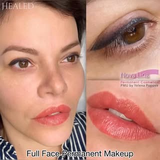 Full face permanent makeup — soft, natural, healed results 🤍
Brows, lips & eyeliner created to enha