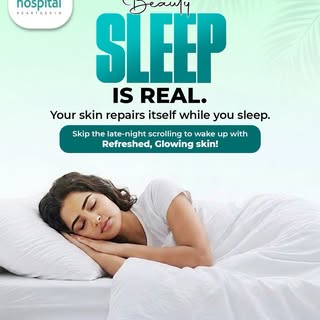 Want glowing skin? Start by getting enough sleep. 🌙

Your skin repairs and renews itself while you 