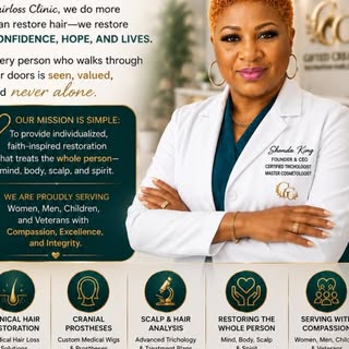 ✨ MISSION MONDAY ✨

At Gifted Creations Restoration Hairloss Clinic, our mission is bigger than hair