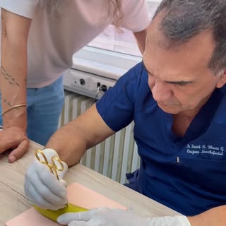 The journey begins with channel opening on a banana 🍌✂️

✨Shaping the future of expert hair transpl