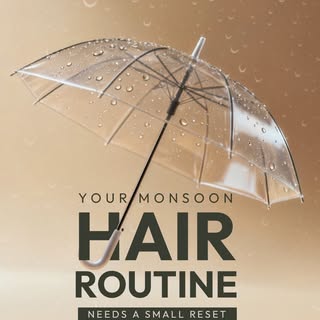 Monsoon aate hi hair problems zara hard mode mein chala jaate hain… 😅

Rain + humidity + sweat = me