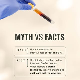 The science happens inside you, not outside in the weather. 

[PRP GFC myths, treatment effectivenes