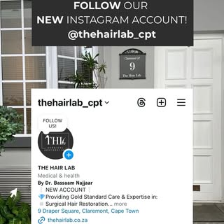 New Beginnings 🌱 New Roots 🌱New Strands 

Follow our NEW PAGE @thehairlab_cpt to stay tuned for th