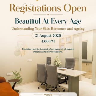 ✨ Registrations are now open!

Curious about your skin, hair or aesthetic health? Here’s an opportun