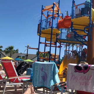 Roughin’ it at the campground!