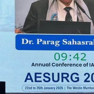 Faculty Talk On Facial fat grafting for rejuvination#cosmetic #@ AESURG 2026 -Annual Conference of A