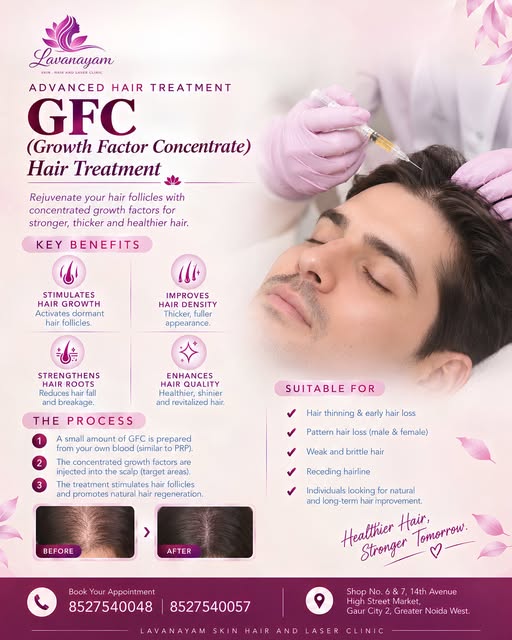 Hair thinning? Weak roots? It’s time to give your hair the right support. 🌸

GFC Hair Treatment — G