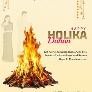 🔥 Let this Holika Dahan burn away all negativity.

Just as the sacred fire symbolizes victory of go