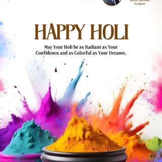 Happy Holi from Dr. Vikas Verma! 🌈

May this festival be as radiant as your confidence and as color