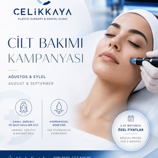 ✨ Cildinize hak ettiği özeni gösterin.

Profesyonel cilt bakımı uygulamalarımızla daha sağlıklı, can