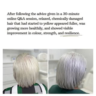 Sometimes, the right advice is enough to change the direction of your hair.

Following a 30-minute o
