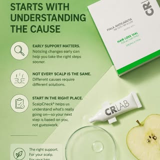 When it comes to hair loss, early support can matter.

But that does not mean the best first step is