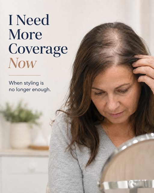 There comes a point when styling no longer gives you the coverage it used to.

Maybe your part looks