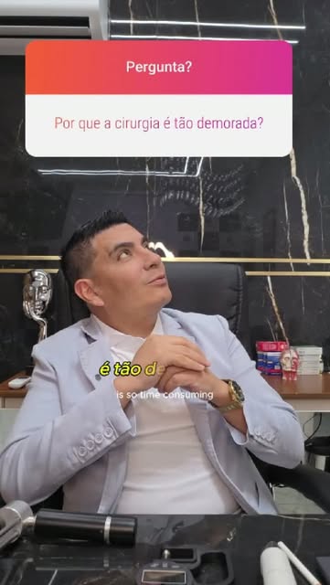 🎥 “Doutor, por que a cirurgia demora tanto?”

Essa é uma pergunta que muita gente faz — e a respost