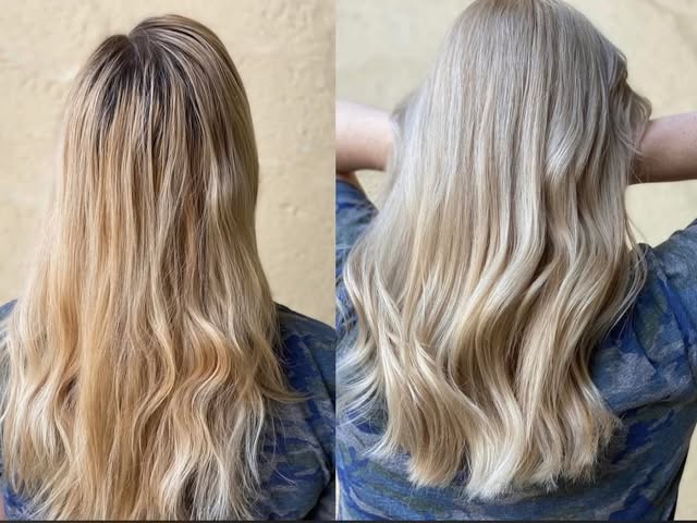 What a difference a gorgeous highlight and tone can make! 

We have some last minute space so get in