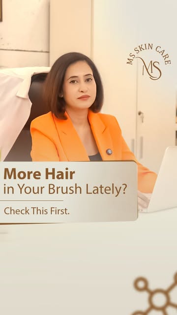 The hair fall you're seeing today did not start today.

It started 3 months ago.

Something in your 