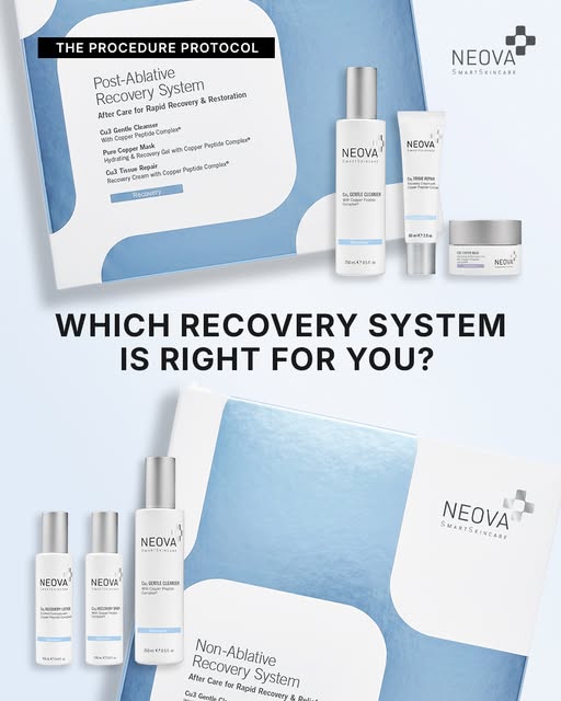 Treatment season is here.

Support post-procedure skin with @NeovaSmartSkincare's Post-Ablative Reco
