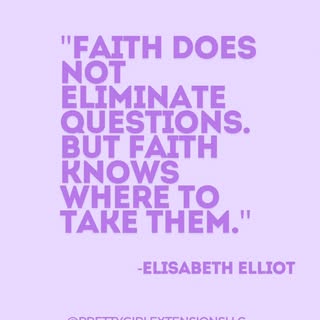 Faith doesn’t erase the questions... it just knows where to take them 🙌🏽💭

Sis, you don’t have to