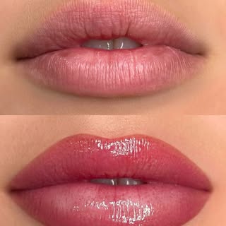 Treatment: Permanent Lip Blush Colour
  Colour is very bright and bold immediately after lip blush b