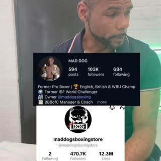 🥊 Great to welcome former British Champion Wayne “Mad Dog” Elcock to the clinic! @wayne.mad.dog.elc