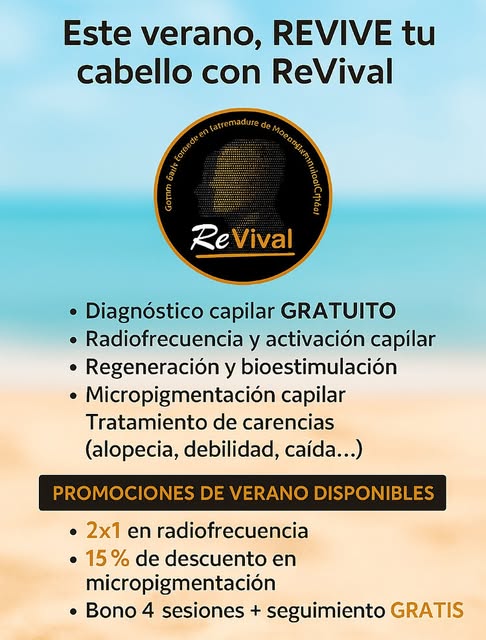 En Revival tenemos huecos libres y bonos especiales para que aproveches nuestros tratamientos Capila
