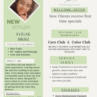 Great news from Trucarma Trichology Center! We have a new team member! Please help me welcome Avigai