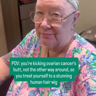 Her reaction says it all 🥰

Chemo may have taken her hair, but it didn’t take the spirit of the coo