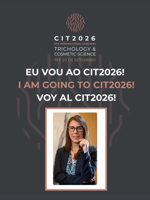 Neste fim de semana, estarei no CIT 2026 – 8º Congresso Internacional de Tricologia & Cosmetic Scien