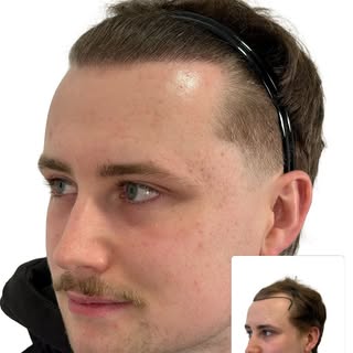 Would you guess this is a hair transplant? 👀 #HairTransplant #BeforeAndAfter #NaturalResults #Hairl