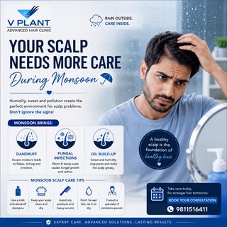 🌧️ Monsoon doesn't just affect your hair—it affects your scalp too.

Humidity, sweat, and excess oi