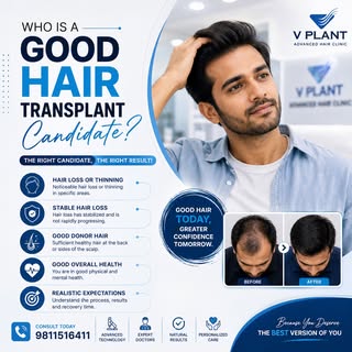 A hair transplant isn't automatically right for everyone. Candidacy depends on several factors.

#Ha