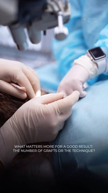 What matters more for a good result: the number of grafts or the technique?

There is, of course, on