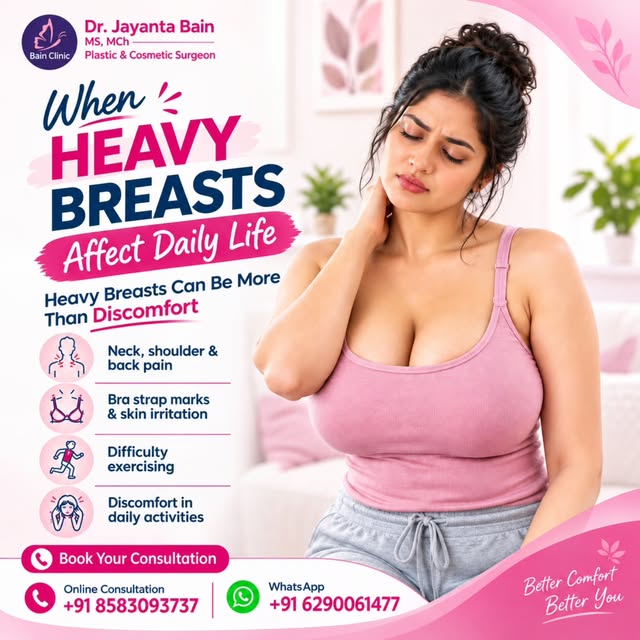 When Heavy Breasts Affect Daily Life 💗

Heavy breasts can sometimes cause more than discomfort — th