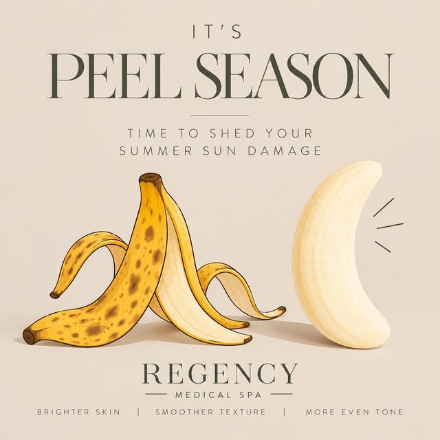 PEEL SEASON IS HERE 🍌

Time to shed your summer sun damage and reveal smoother, brighter, more even