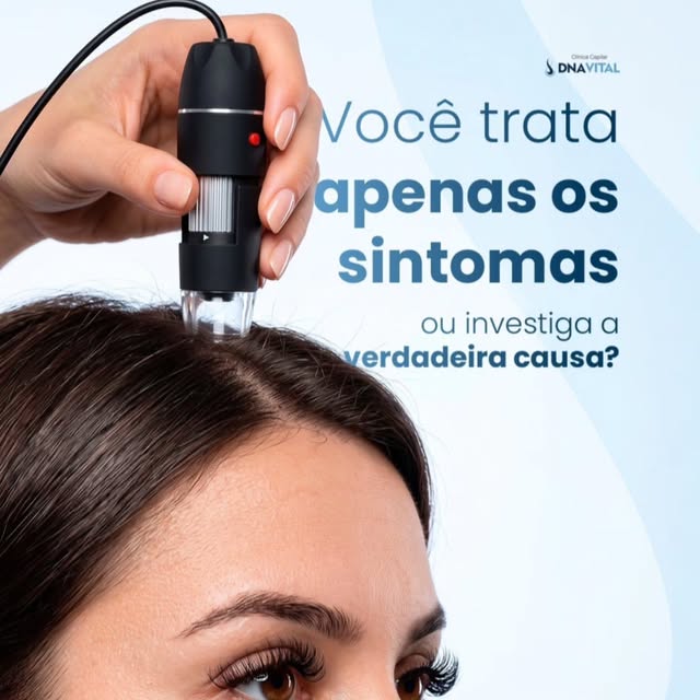 Na saúde capilar, investigar faz toda a diferença.
Nem sempre pessoas com sintomas semelhantes apres