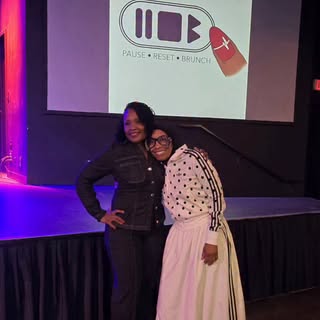 This past Saturday at the Pause Reset Brunch.
(I didn’t get many pictures)
I was so nervous stepping