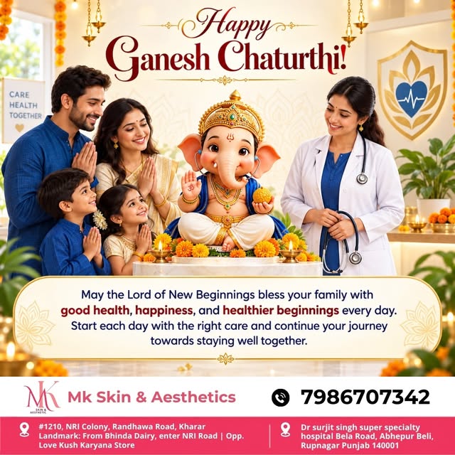 Happy Ganesh Chaturthi! May Bappa fill your home with happiness and bless your family with lasting w