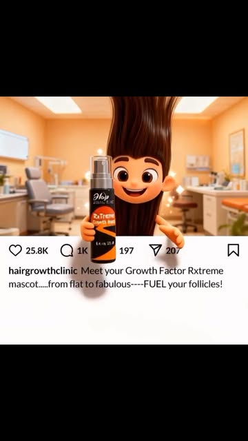 What is RxTreme Growth Serum? 
Hair Growth clinic offers an ALL-NATURAL, 99.9% pure growth factor, h